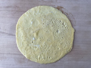 Cooked scrambled egg